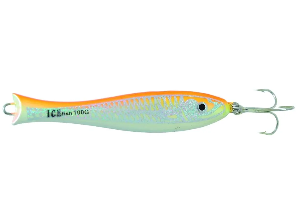 Poslední Šance JSA fish Pilker 3D ICE fish - 3, oranžová