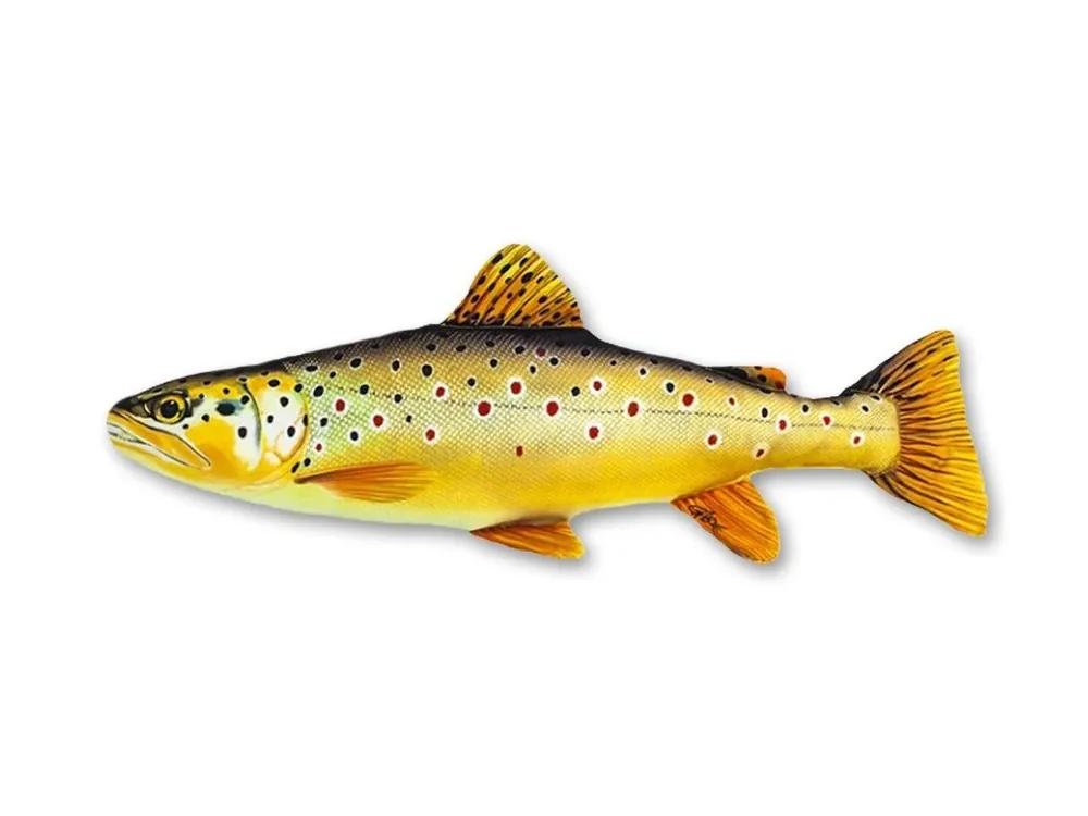 Gaby polštářek ryba - Pstruh potoční obecný 62cm Rychlé Dodání