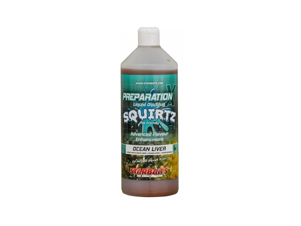 StarBaits Booster PREP X SQUIRTZ OCEAN LIVER 1L Kup Teď