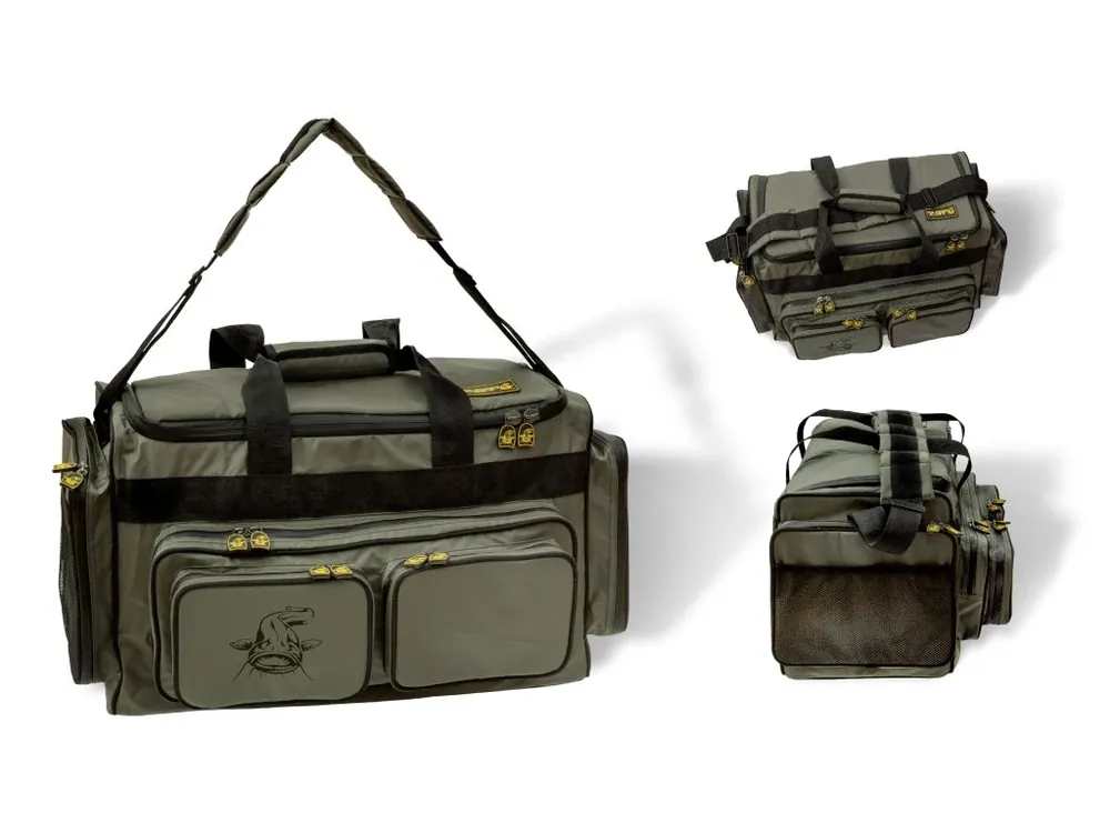 Nakupujte Hned Black Cat Taška na sumce Battle Cat Carryall 68cm hnědožlutý 41cm 35cm