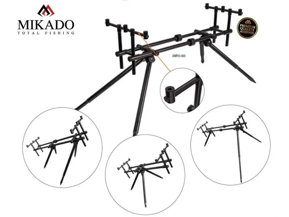 Horká Nabídka Mikado Stojan - RODPOD s 4 nohami - pro 3 pruty