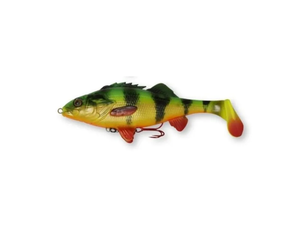 Savage Gear Nástraha 4D Perch Shad 12,5cm 23g SS Firetiger Výprodej