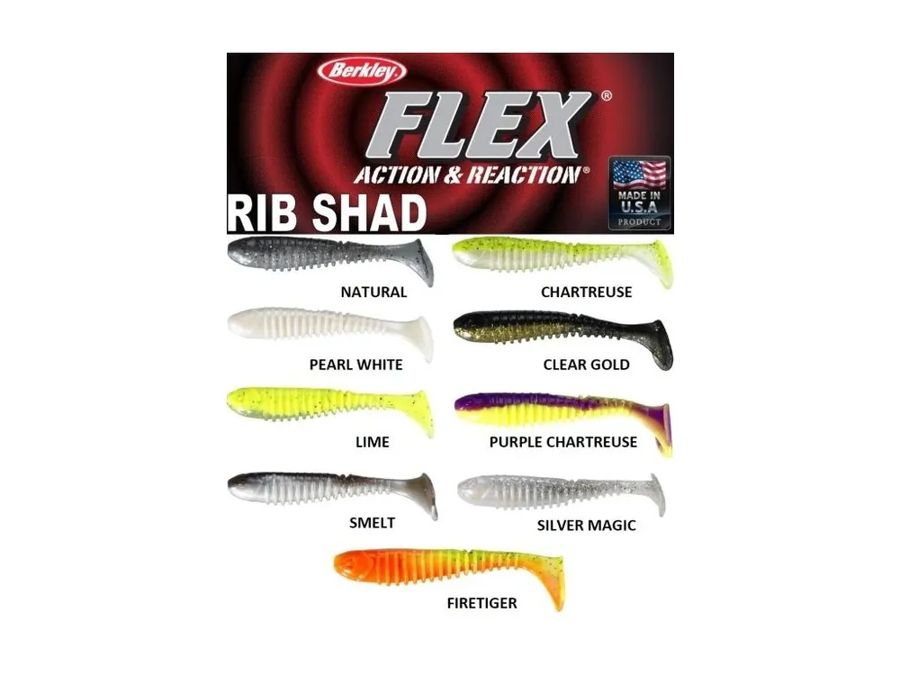 Cenový Hit Riper Berkley Flex Rib Shad 9cm