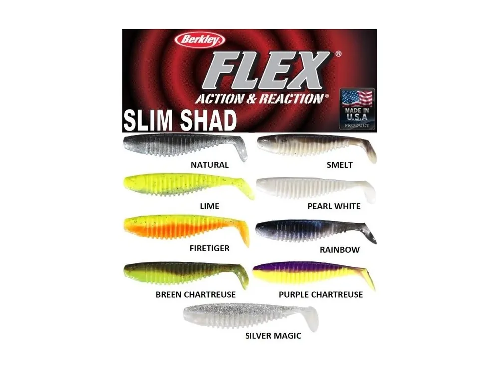 Berkley Riper Flex SLIM SHAD 10cm Levný