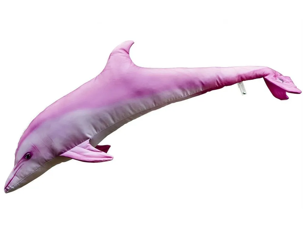 Nejprodávanější Gaby polštářek ryba - Delfín albín mini - Růžový - 55 cm