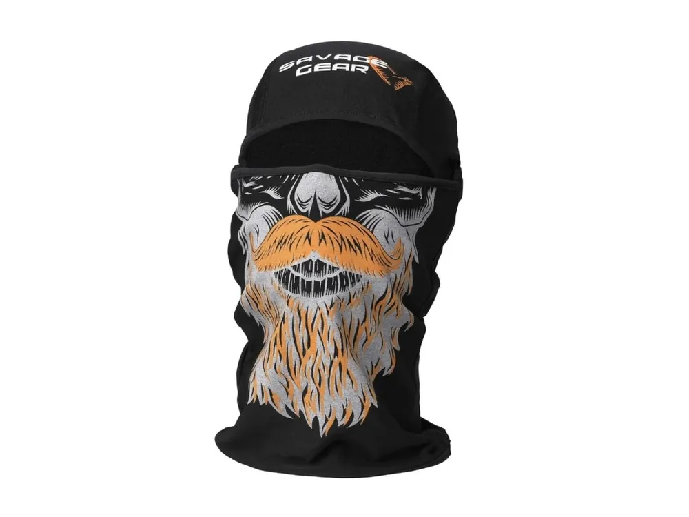 Super Cena Savage Gear Kukla Beard Balaclava Black