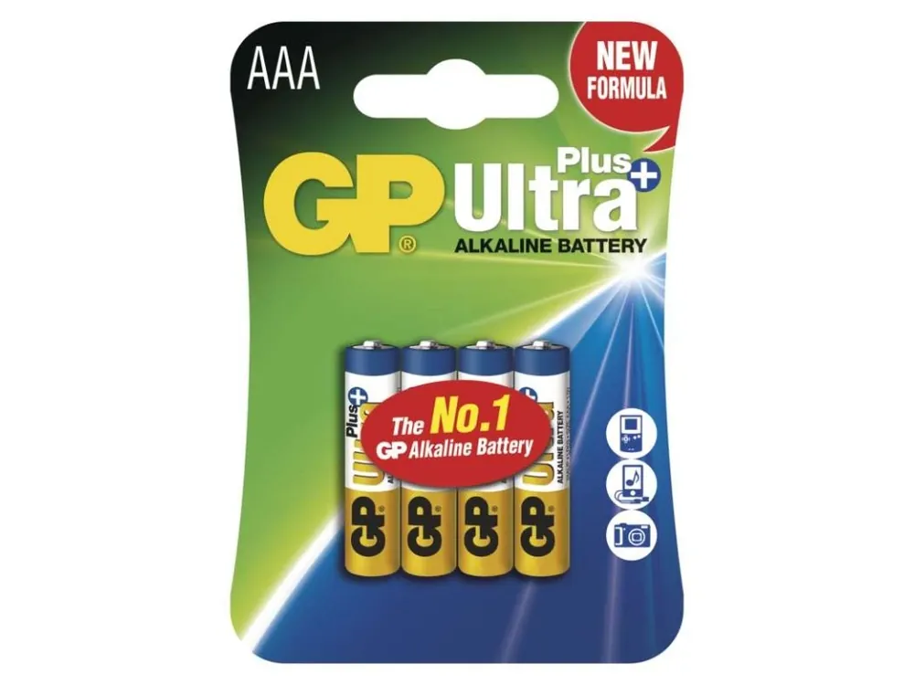 Emos Alkalická baterie GP Ultra Plus LR03 (AAA) 4ks Cenový Hit
