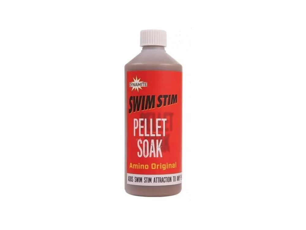 Dynamite Baits Pellet Soak Swim Stim Amino Original 500 ml Víkendová Akce