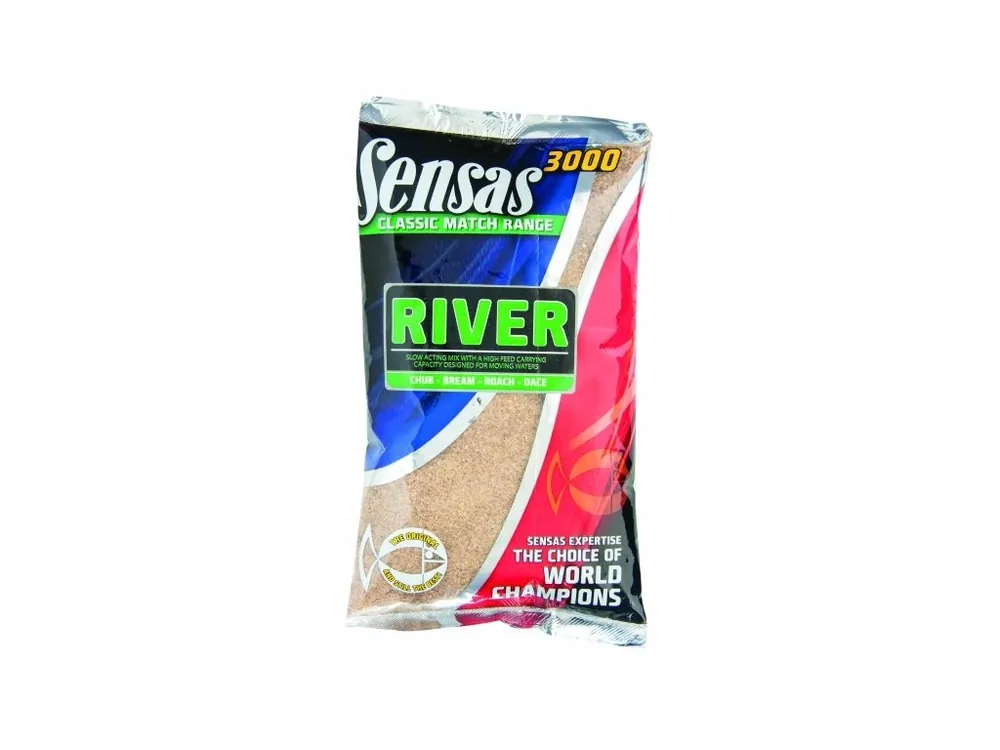Sensas Krmení 3000 RIVER (řeka) 1kg Dokud Zásoby Vydrží