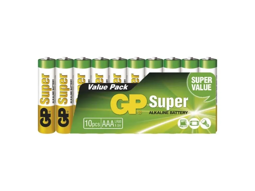 Emos Alkalická baterie GP Super LR03 (AAA) 10ks Ověřený