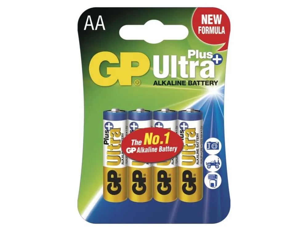 Značkový Emos Alkalická baterie GP Ultra Plus LR6 (AA) 4ks