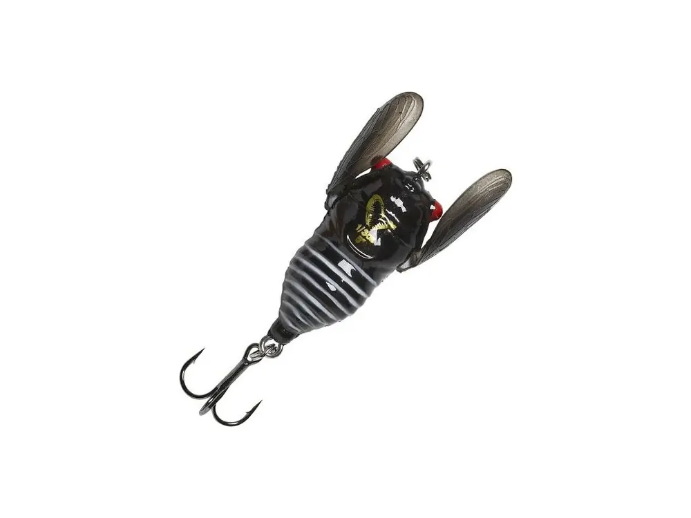 Savage Gear Nástraha 3D Cicada 3.3cm 3.5g F Black Hit Sezóny