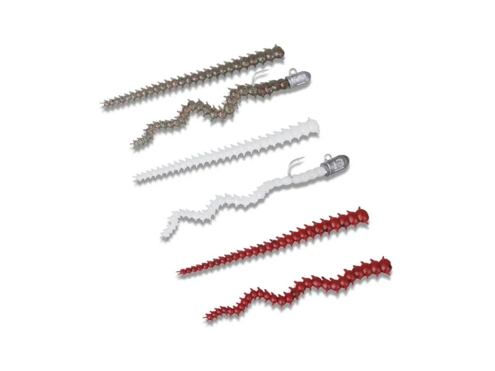 Autentický Savage Gear Micro Ragworm Kit - 18pcs - Red, Brown, Glow