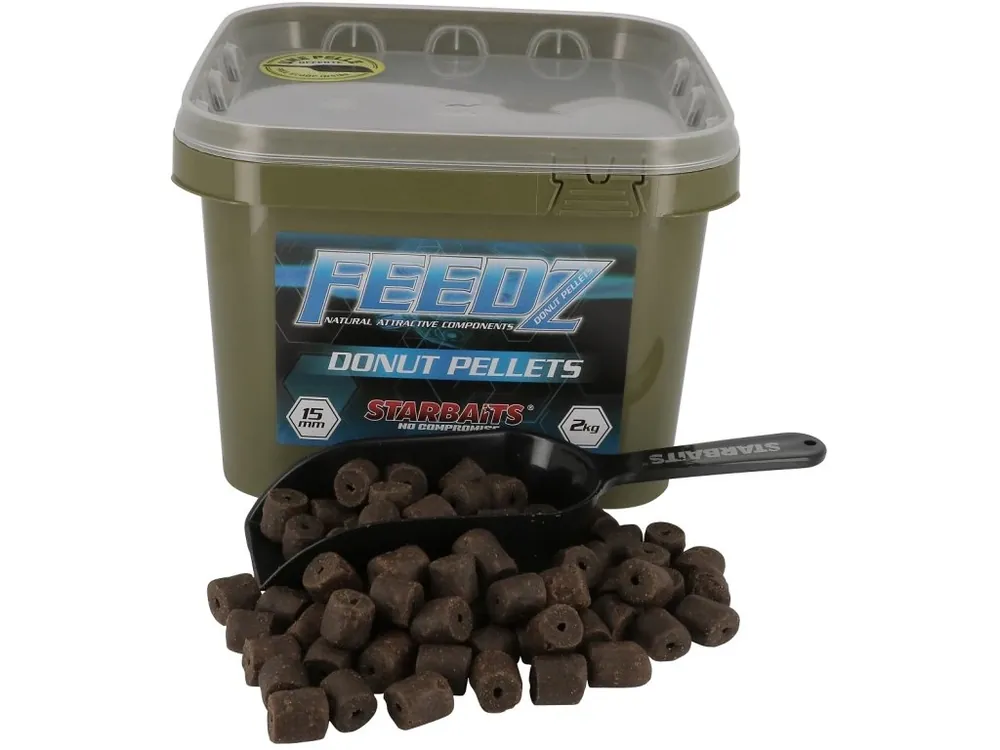 StarBaits Feedz Donuts (pelety s dírou) 15mm 2kg Horká Nabídka