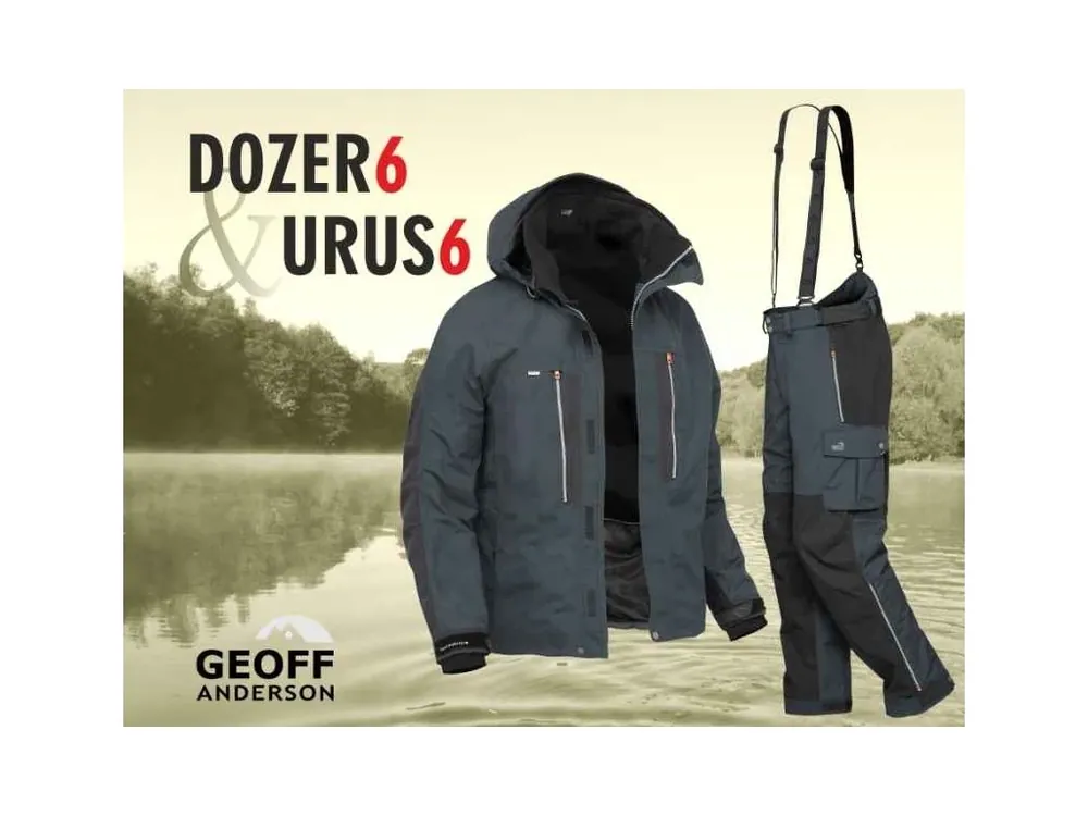 Nízká Cena Geoff Anderson Komplet Bunda s kapucí a kalhoty - Dozer6™ a Urus6™ Black