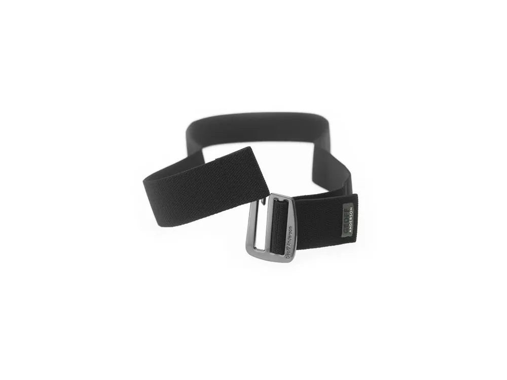 Geoff Anderson Opasek/belt elastický (metal+black) Přímo Od Výrobce