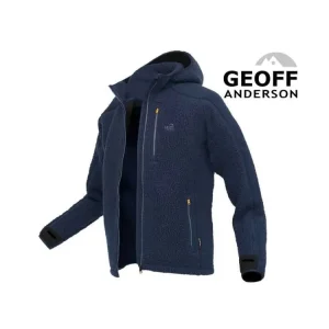 Akce Bunda s kapucí TEDDY Geoff Anderson - Modrý