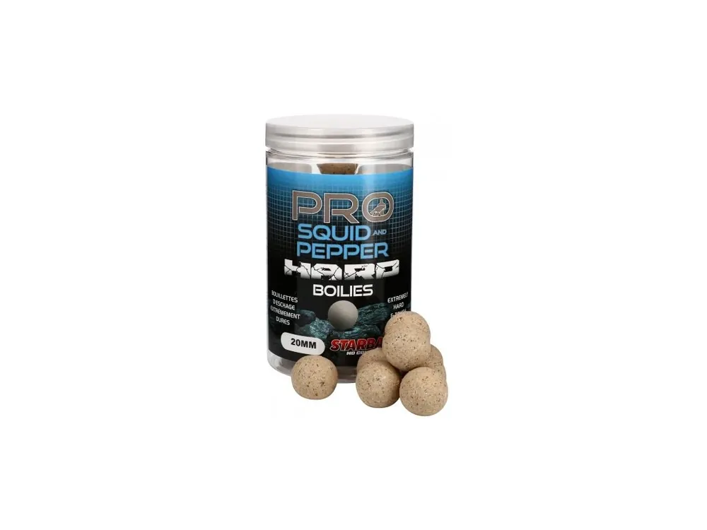 Vysoce Kvalitní Starbaits - Pro Squid & Pepper Hard Boilies 200g