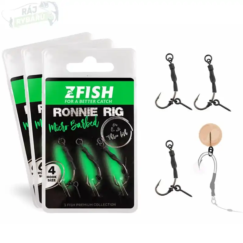 ZFISH - Hotový návazec Ronnie Rig Ihned K Objednání