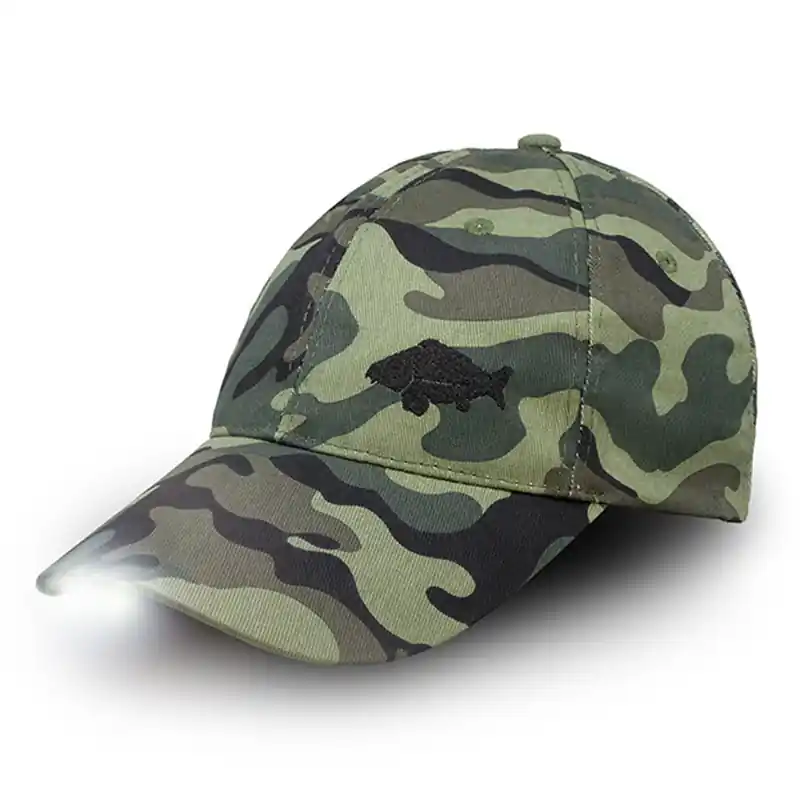 DELPHIN - Kšiltovka LED OutLINE Camo Výprodej