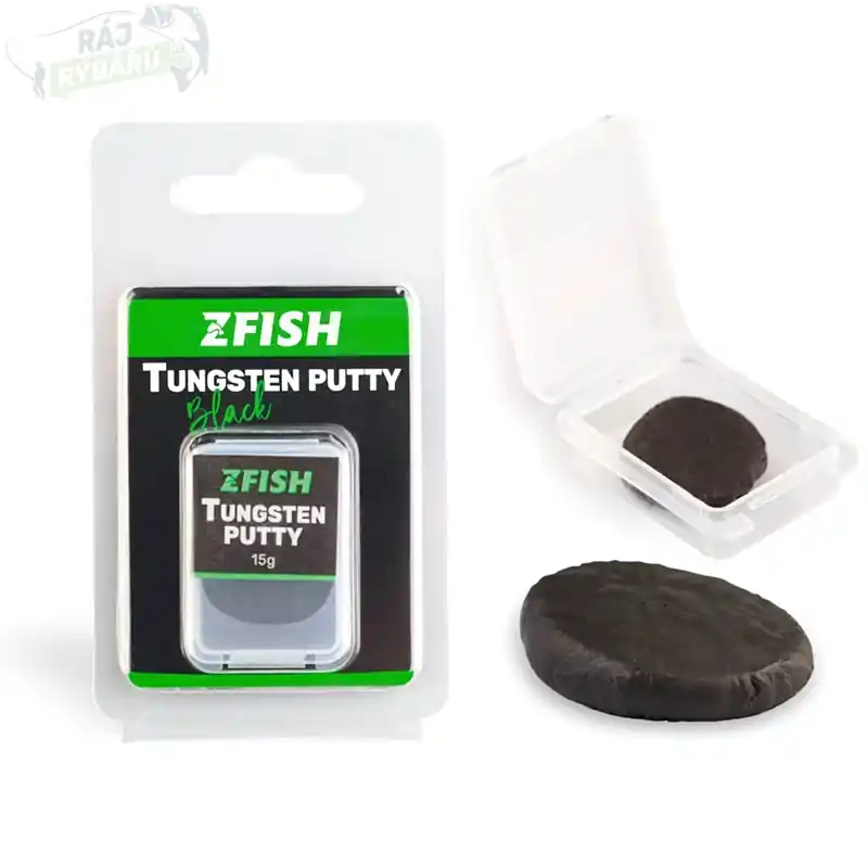 Omezená Nabídka ZFISH - Plastické olovo Tungsten Putty Black 15g