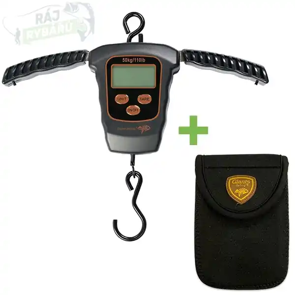 GIANTS FISHING - Digitální váha Digital Scale 50kg + neoprenový obal ZDARMA! Značkový