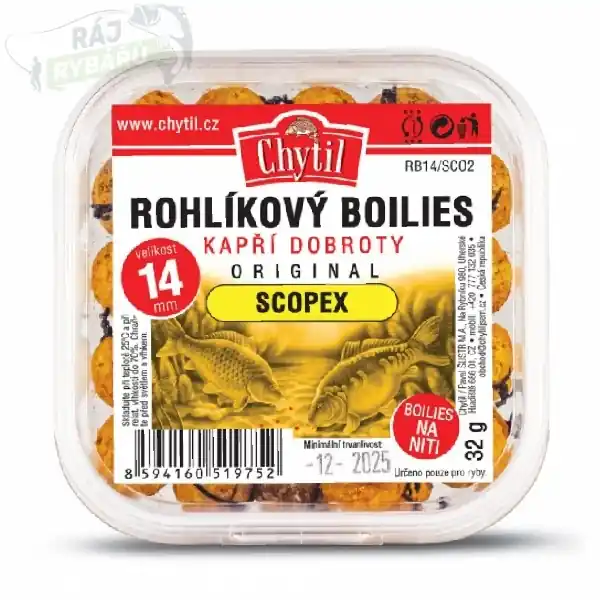 Nejprodávanější CHYTIL - Rohlíkový boilies 14mm 32g