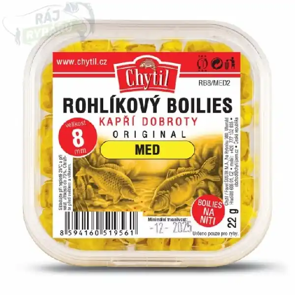 CHYTIL - Rohlíkový boilies 8mm 22g Aktuální