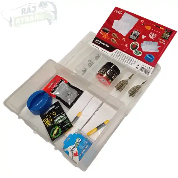 Ověřený CARP EXPERT - Rybářská krabice nástrah Method Rig Box 50Ks