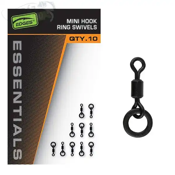 FOX - Obratlíky Edges Essentials Mini Hook Ring Swivels Akční Nabídka