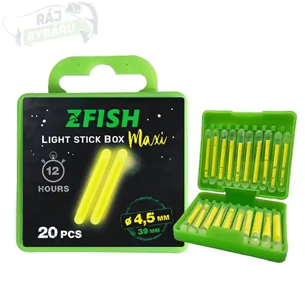 Dokud Zásoby Vydrží ZFISH - Chemická světýlka v krabičce Chemical Light Stick Box 20ks