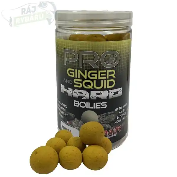STARBAITS - Boilie Hard Pro Ginger Squid 200g Originální