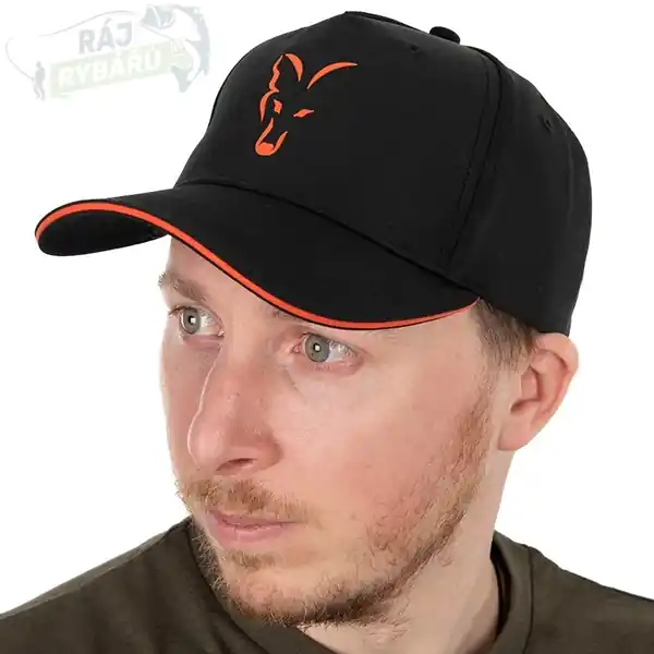 FOX - Kšiltovka Collection Baseball Cap Black Orange Bezpečná Platba