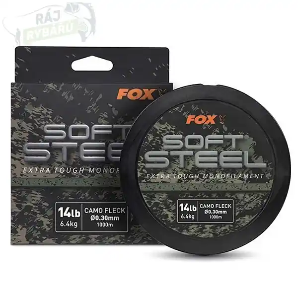 Bezpečná Platba FOX - Vlasec Soft Steel Fleck Camo Mono 1000m