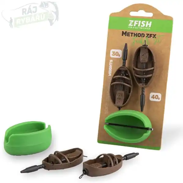ZFISH - Sada Method Feeder Set ZFX 30,40g + Formička Hit Sezóny