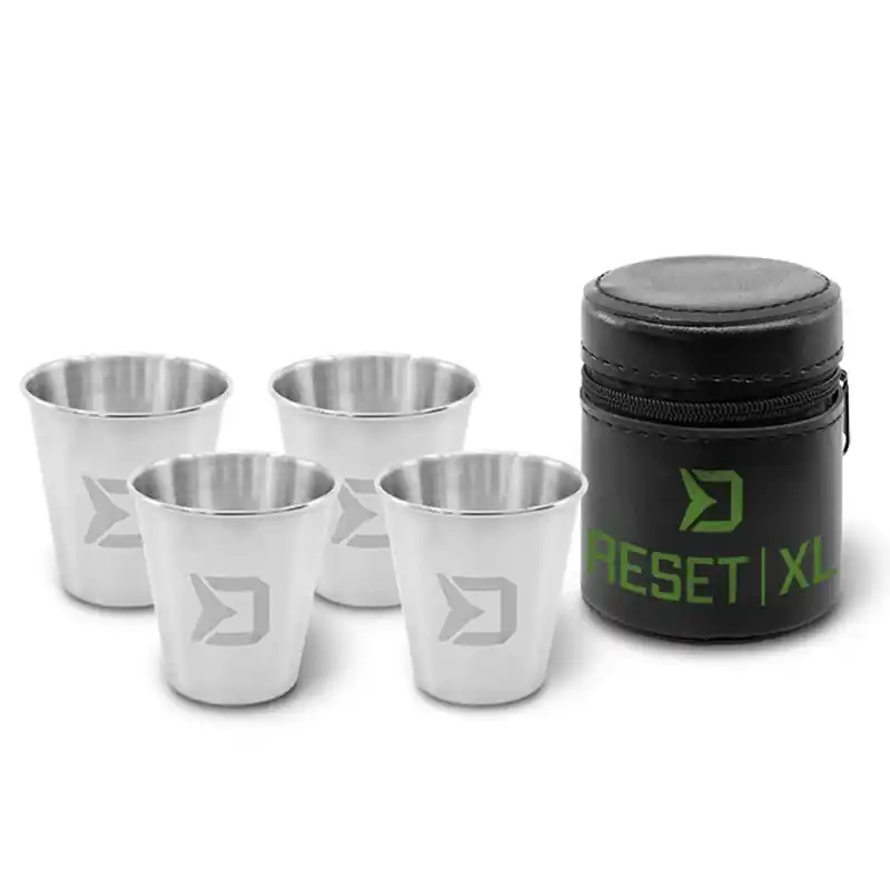 DELPHIN - Set nerezových pohárků RESET XL 4v1 Omezená Nabídka