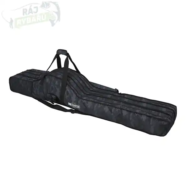 Levný RON THOMPSON - Pouzdro na pruty tříkomorové Camo 3 Rod & Reel Carry Bag 130cm