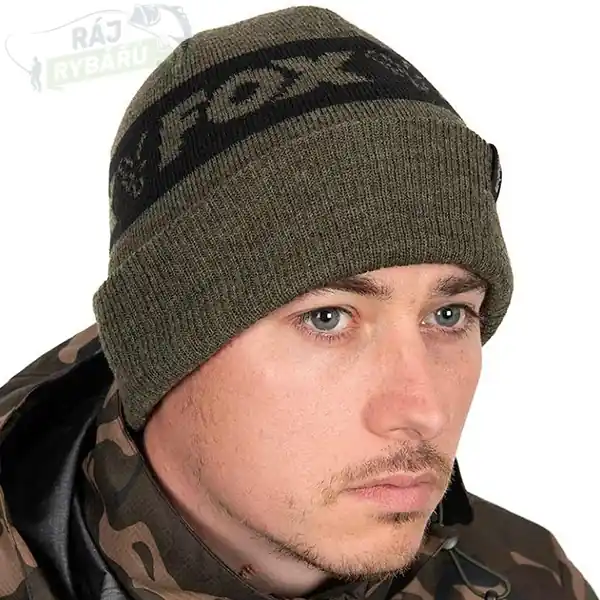 Top Prodej FOX - Zimní čepice Collection Beanie Hat Green Black