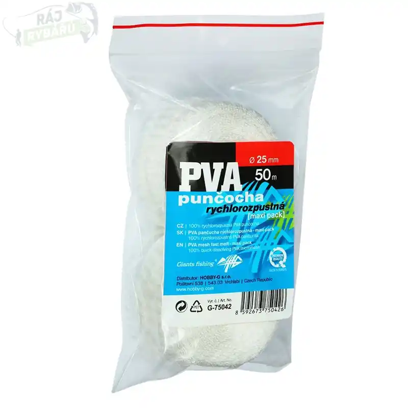 GIANTS FISHING - Náhradní PVA punčocha Mesh Fast Melt Refill Maxi pack 50m Autentický