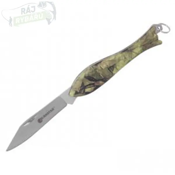 Tovární Cena ALBASTAR - Kapesní zavírací nůž Rybička - camufláž