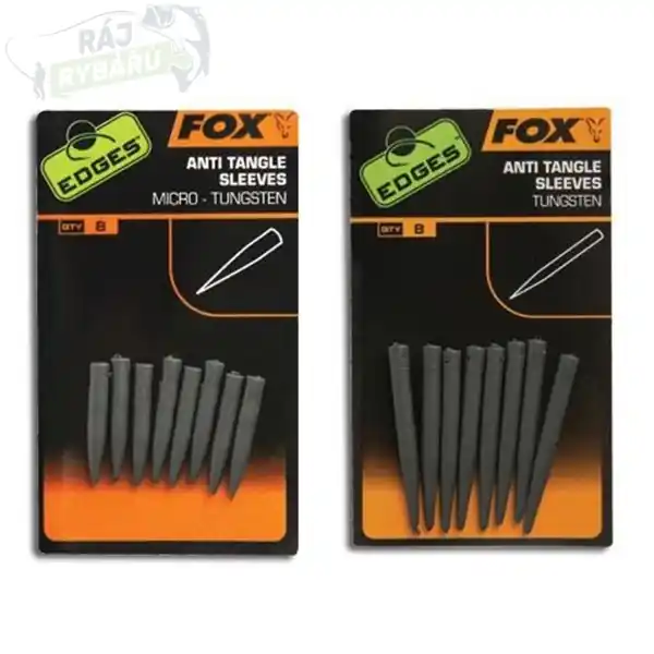 FOX - Převleky proti zamotání Edges Tungsten Anti Tangle Sleeves 8ks Originální