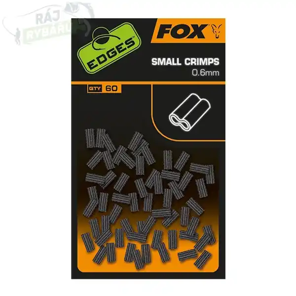 FOX - Krimpovací svorky Crimpy Edges Crimps 60ks Cenová Bomba