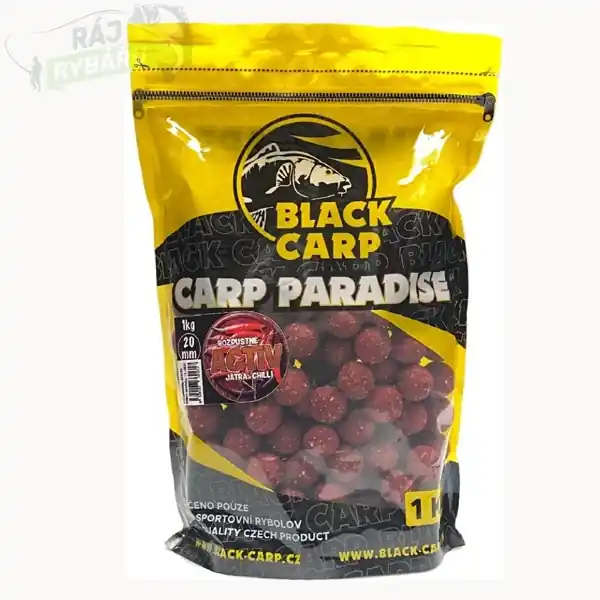 BLACK CARP - Activ Boilies 1kg 20mm Horká Nabídka