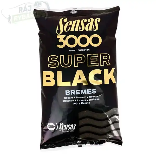 Must-Have SENSAS - Krmení 3000 Super Black 1kg