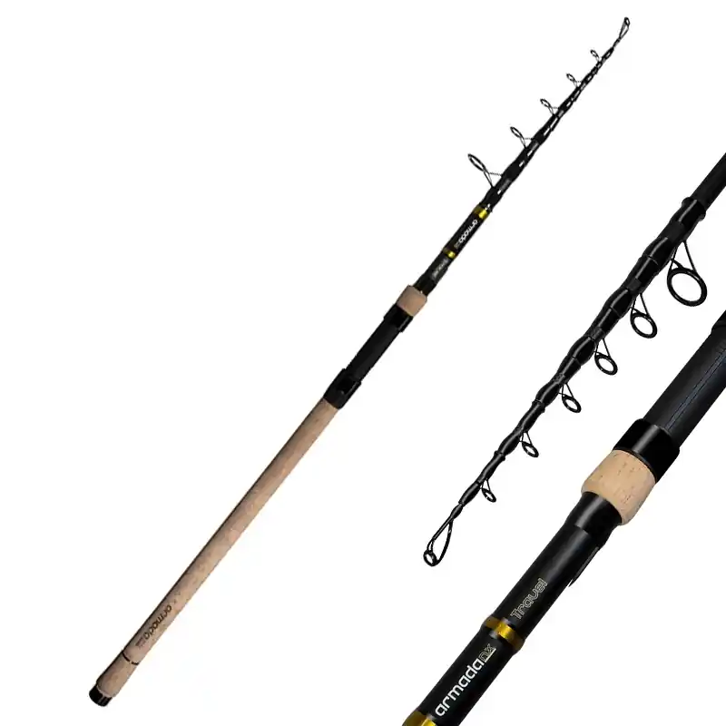 Cenová Bomba DELPHIN - Kaprový teleskopický prut ARMADA NX TRAVEL BlackWay Cork 3,3m 3 lb