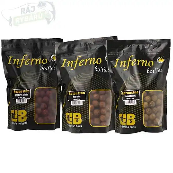 CARP INFERNO - Rozpustné Boilies Nutra Line 1kg 20mm Kup Teď