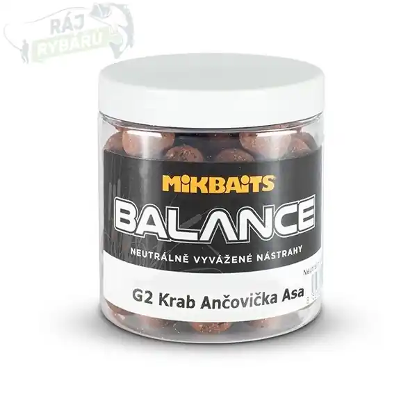 MIKBAITS - Vyvážené boilie Gangster balance 16mm 250ml Horká Nabídka