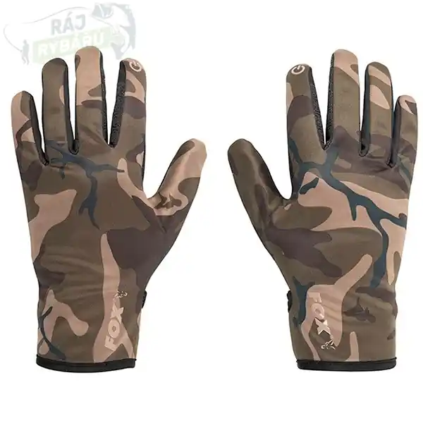 Vysoce Kvalitní FOX - Rukavice Camo Thermal Gloves