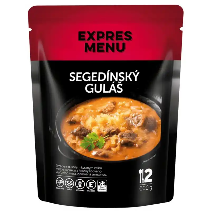 EXPRES MENU - Segedínský guláš - 2 porce (600g) Výprodej