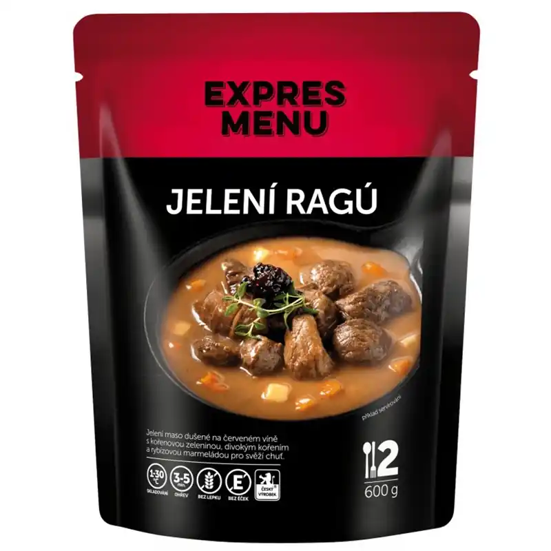 Sezónní Sleva EXPRES MENU - Jelení ragú - 2 porce (600g)